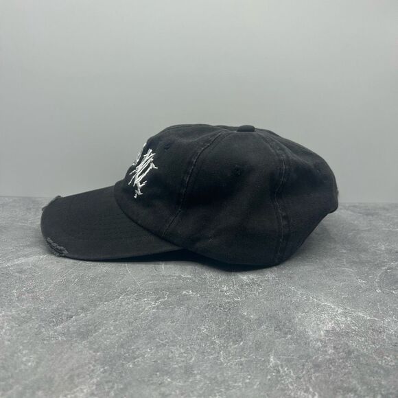 NWT Dolls Kill Distressed Vintage Baseball Adjustable Trucker Hat - Picture 3 of 14